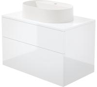 Deante Prizma lavavo con armadietto e piano 80 cm bianco SD6B8SAU6B