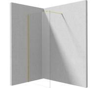 Deante Prizma parete doccia walk-in 70 cm oro spazzolata/vetro trasparente KTJ_R37P