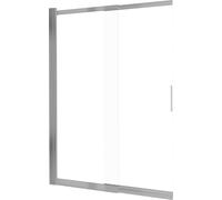Deante Prizma parete vasca 98.1 cm 2 ante spazzolata/vetro trasparente KTJ_F73R