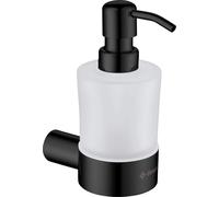 Deante Round dispenser di sapone liquido 200 ml nero-vetro ADR_N421