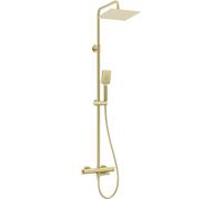 Deante set doccia a parete con soffione oro NACR1HT