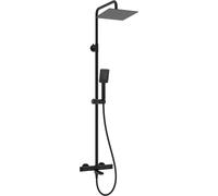 Deante set doccia a parete con termostato con soffione nero NAC_N1HT