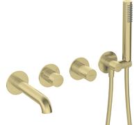 Deante Silia Hexa rubinetto per vasca e doccia da incasso oro BHS_R18P