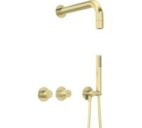 Deante Silia Hexa set doccia da incasso con soffione oro NHS_R0XK