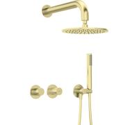 Deante Silia Hexa set doccia da incasso con soffione oro NHS_R0YK