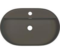Deante Silia lavabo 55x35 cm ovale da appoggio antracite opaca CQS_TU6B