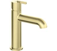 Deante Silia rubinetto per lavabo verticale oro BQSR20M