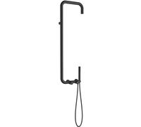 Deante Silia set doccia a parete con soffione nero NQS_N4XM