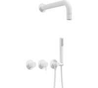 Deante Silia set doccia da incasso con soffione bianco NQS_A0XK