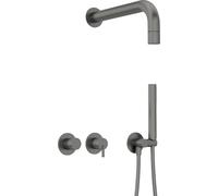 Deante Silia set doccia da incasso con soffione grafite NQS_D0XK