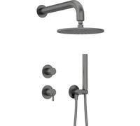 Deante Silia set doccia da incasso con soffione grafite NQS_D9YK