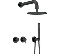 Deante Silia set doccia da incasso con soffione nero NQS_N0YK