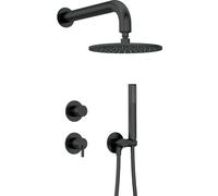Deante Silia set doccia da incasso con soffione nero NQSN9YK