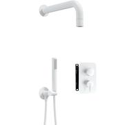 Deante Silia set per vasca e doccia da incasso con soffione bianco BXYZAQSM