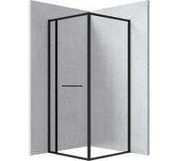 Deante Square box doccia 80x80 cm quadrato nero opaca/vetro trasparente KQB_N088P