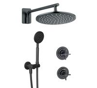 Deante Temisto set doccia da incasso con soffione nero NAC_N9QT