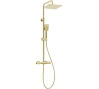Deante Therm set doccia a parete con termostato con soffione oro NACR4HT
