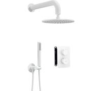 Deante Therm set doccia da incasso con termostato con soffione bianco BXYYAEBT