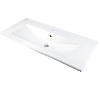 Deante Tubo lavabo 81.5x36 cm rettangolare da mobile bianco CTU_638M