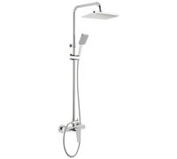 Deante Tubo set doccia a parete con soffione cromo NUT_04XM
