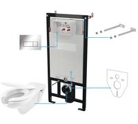 Deante Vital set modulo di installazione, vaso wc e placca di comando CDVS6WPW
