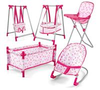 deAO 5 in 1 Set Accessori per Bambole 31cm Gioco Ruolo 3+ Anni