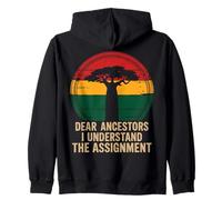 Dear Ancestors I Understand The Assignment PRO Black Pride Felpa con Cappuccio
