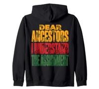 Dear Ancestors I Understand The Assignment PRO Black Pride Felpa con Cappuccio