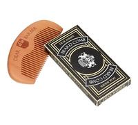 Dear Barber Men's Beard Comb Crafted From Pear Wood, Keeps Beard and Moustache Well Groomed