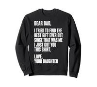 Dear Dad, Funny Father's Day Saying from Daughter to Father Felpa
