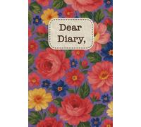 Dear Diary: A nostalgic 6.14 × 9.21 | Purple Floral | vintage-inspired hardcover journal with 200 cream-lined pages - for stories, secrets & sentimental scribbles