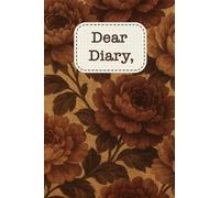 Dear Diary: A nostalgic 6.14 x 9.21 | Garden Static | vintage-inspired hardcover journal with 200 cream-lined pages - for stories, secrets, and self-discovery.