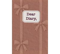 Dear Diary: A nostalgic 6.14 x 9.21 | Knitted Rose Bow Edition | vintage-inspired hardcover journal with 200 cream-lined pages - for stories, secrets, and self-discovery
