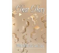 Dear Diary: Hardcover Daily Journal for Men & Women with double-spaced ruled pages. 5.5x8.5 inches, 300 pages... Gifts, Leasure, Stress Relief, Personal, & Professional