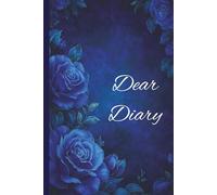 Dear Diary Journal: College Ruled, 150 Pages, 6 x 9 in | matte cover | white paper| Elegant Floral Notebook for Writing, Self Reflection, and Daily Thoughts