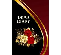 Dear Diary Notebook: Wide Ruled, Cream Paper, 150 Pages, 6 x 9 in | Classic Floral Journal for Writing, Notes, and Daily Use