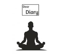 Dear Diary | Reflective Dot Grid Journal - 120 Lined Pages | 6 x 9 inch | Thought-Provoking Shadow Figure Cover | Minimalist Notebook for Ideas, ... bullet planning, or prioritizing your goals