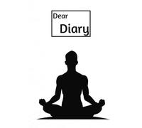 Dear Diary Tagebuch: Schlichtes Tagebuch, Notizbuch, A5, liniert, 120 Seiten, Meditation-Umriss, Raum für Ihre Gedanken, Inspirationen, Träume und Erlebnisse, ideal als Geschenk
