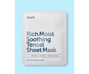 Dear, Klairs Rich Moist Soothing Tencel Sheet Mask - 25 ml / 1 pz