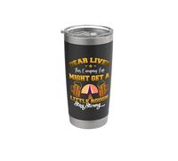 Dear Liver This Camping Trip Hiking Camper Adventure Nature Bicchiere termico in acciaio inox doppia parete