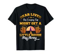 Dear Liver This Camping Trip Hiking Camper Adventure Nature Maglietta