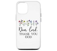 Dear Lord Thank You God Quote Jesus Bible Verse Christian Custodia per iPhone 12/12 Pro