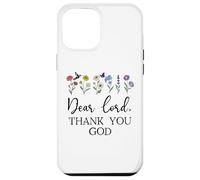 Dear Lord Thank You God Quote Jesus Bible Verse Christian Custodia per iPhone 12 Pro Max