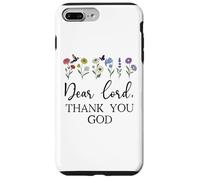 Dear Lord Thank You God Quote Jesus Bible Verse Christian Custodia per iPhone 7 Plus/8 Plus