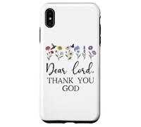 Dear Lord Thank You God Quote Jesus Bible Verse Christian Custodia per iPhone XS Max