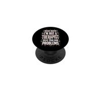 Dear Math I'm Not A Therapist Solve Your Own Problems PopSockets PopGrip Adesivo