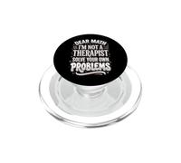 Dear Math I'm Not A Therapist Solve Your Own Problems PopSockets PopGrip per MagSafe