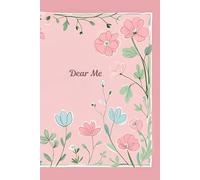 Dear Me Flower Pattern Cute Journal: A Lined and Dotted Page Diary & Notebook (160 Pages)