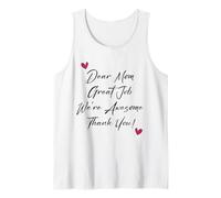 Dear Mom Great Job We're Awesome Thank You Festa della Mamma Canotta