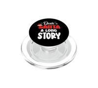 Dear Santa A long Story Funny Christmas Xmas PopSockets PopGrip per MagSafe